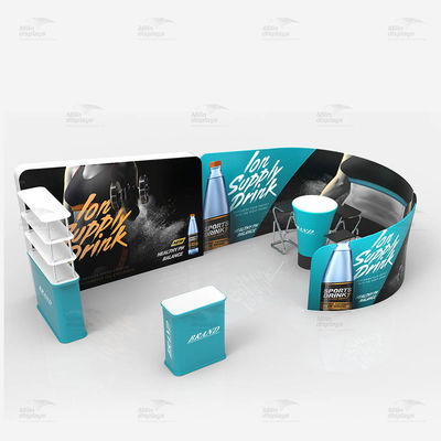 Ausstellungs-Stand-Messen-Stand-Anzeige 10x20ft 3x6 M Aluminum Alloy Tube
