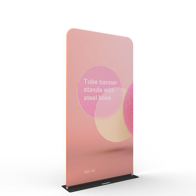 8ft Stall-Stand herauf vermarktende Fahnen-kundenspezifische einziehbare Ausstellungs-Fahnen-Stände