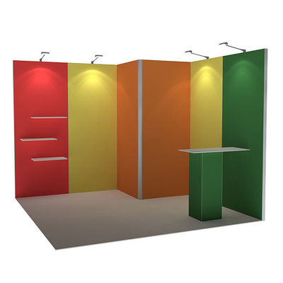 ummauert tragbarer Messen-Stand 3x3 3x4 3x5 modulares SEG-Gewebe-System