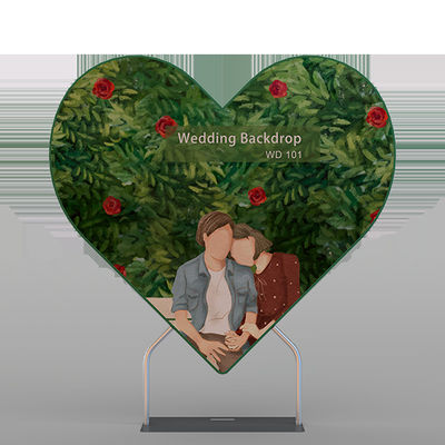 5FTX7FT Falte personifizierte Hochzeits-Hintergrund-kundenspezifische Blumen-Wand-Dekor-Hochzeit