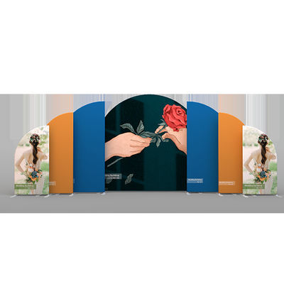 Verpflichtungen 7ft personifizierten Hochzeits-Hintergrund-Partei-Dekorations-Hintergrund-Stand-Wand