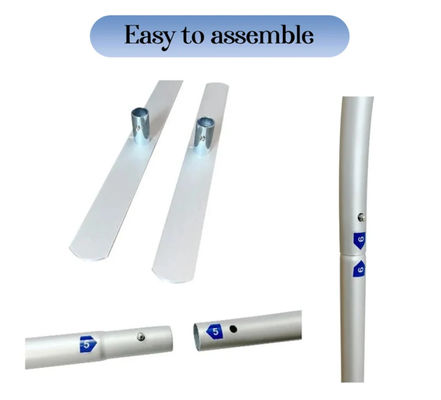 10FT EZ Rohr-Hochzeits-Bogen-Hintergrund-Stand-Rahmen-doppelseitige Abdeckungs-Bogen-Hintergrund-Bogen-Wand-Runde WD Kit105