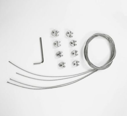 Dreieck-Form-Decken-Zeichen-hängende Hardware-Spannungs-Gewebe-Hängeschilder
