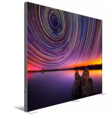 Doppelter Leuchtkasten-Messen-Stand der Seiten-SEG zeigen 1000x2200x80mm für Ausstellungs-Stand an