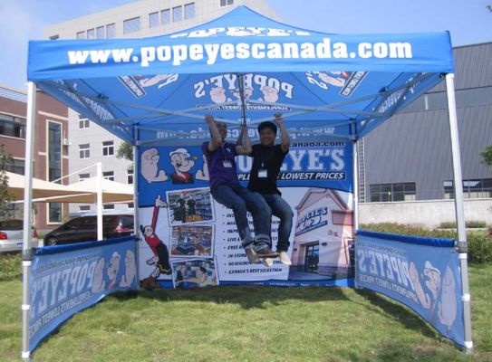 Kundenspezifische Aluminiumschutz im Freien 10x10 Logo Printed Outdoor Canopy Tents