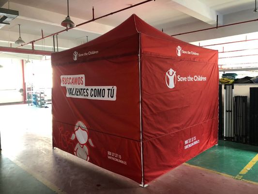 2.5X2.5m imprägniern 8X8FT quadratisches Schatten-Zelt Messe der Überdachungs-10 x 20 im Freien