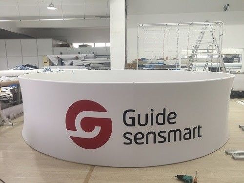 60in x 48in knallen oben Ausstellungs-Anzeigen-Dreieck-Hängeschild-Ausstellungs-Stand