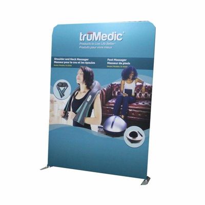 Wiederverwendbarer Hintergrund-einseitiges Messen-Fahnen-Stand Ez-Rohr grafisches Pringting