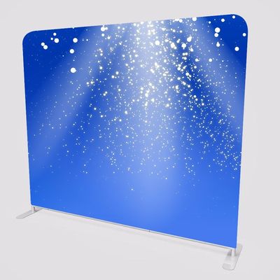8ft Stall-Stand herauf vermarktende Fahnen-kundenspezifische einziehbare Ausstellungs-Fahnen-Stände
