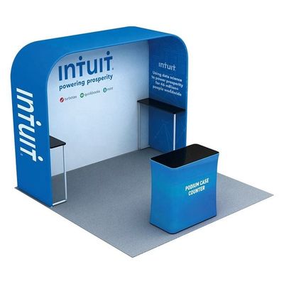 Offener gewölbter Hintergrund ummauert Ausstellungs-Versammlungs-Stand-Anzeige für Messe
