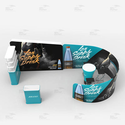 Ausstellungs-Stand-Messen-Stand-Anzeige 10x20ft 3x6 M Aluminum Alloy Tube